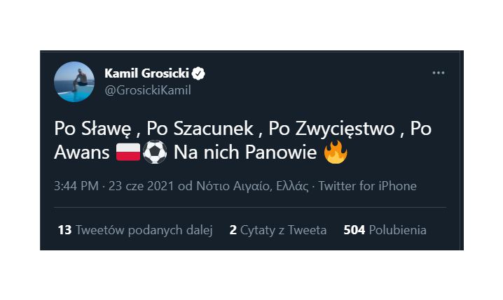 WIADOMOŚĆ Kamila Grosickiego przed meczem ze Szwecją!